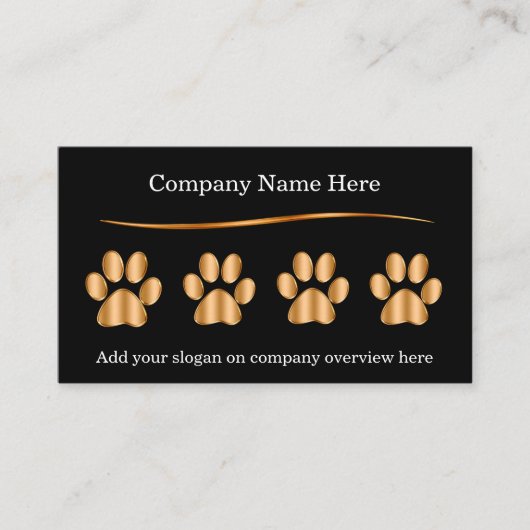 Classy Pet Service-Visitekaartjes Visitekaartje (Voorkant)