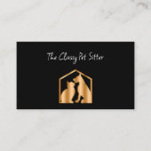 Classy Pet Sitter Hond en Kat Visitekaartjes (Voorkant)