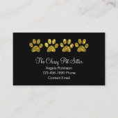 Classy Pet Sitter Visitekaartjes (Voorkant)