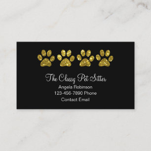 Classy Pet Sitter Visitekaartjes