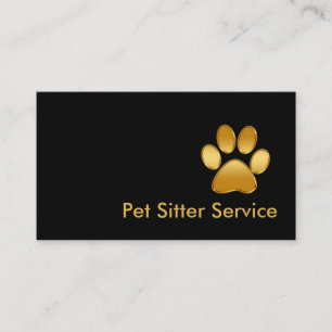 Classy Pet Sitter Visitekaartjes
