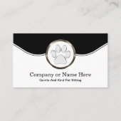 Classy Pet Sitting Visitekaartjes (Voorkant)