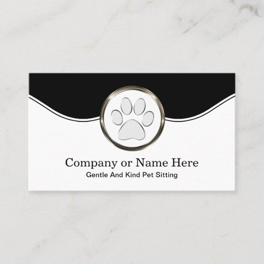 Classy Pet Sitting Visitekaartjes (Voorkant)