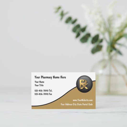 Classy Pharmacy Visitekaartjes (Staand voorkant)