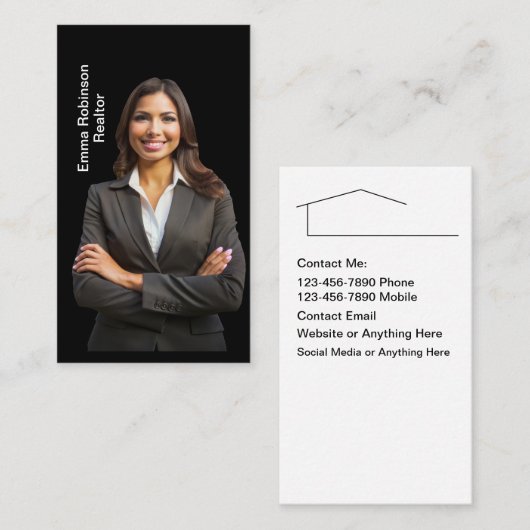 Classy Photo Real Estate Classy Visitekaartjes (Voorkant / Achterkant)