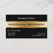 Classy Photographer Visitekaartjes (Voorkant)