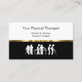 Classy Physical Therapist Design Visitekaartje (Voorkant)