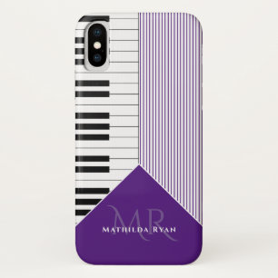 Classy Piano Keys   Koninklijk paars Case-Mate iPhone Case