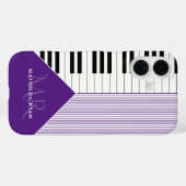 Classy Piano Keys | Koninklijk paars Case-Mate iPhone Case (Achterkant (horizontaal))