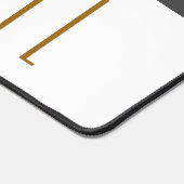 Classy Pickleball Tekst Donkergrijs wit kleurenblo Bureaumat (Hoek)