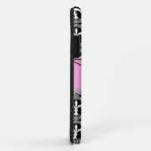 CLASSY PINK French Fleur de Lis IPHONE 5 HOESJE (Achterkant/rechts)