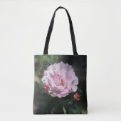 Classy Pink Rose Mooie Natuur Art Foto Tote Bag (Voorkant)