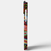 Classy Pink Turquoise Blue Green Paisley Art Case-Mate iPhone Case (Achterkant / Links)