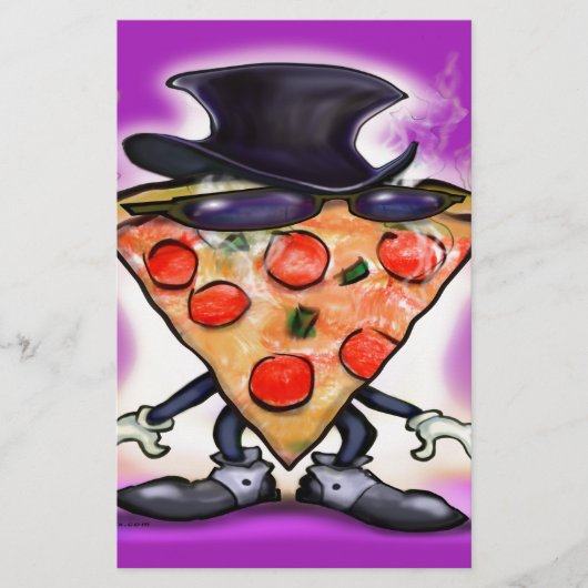 Classy Pizza Briefpapier (Voorkant)