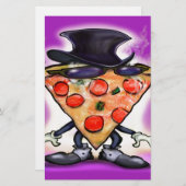 Classy Pizza Briefpapier (Voorkant / Achterkant)