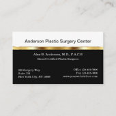 Classy plastisch chirurg visitekaartje (Voorkant)