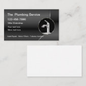 Classy Plumbing Service-Visitekaartjes met Logo Visitekaartje (Voorkant / Achterkant)