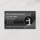 Classy Plumbing Service-Visitekaartjes met Logo Visitekaartje (Voorkant)