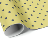 Classy Polka Dot Pattern Wrapping Paper Roll Cadeaupapier (Rol Hoek)