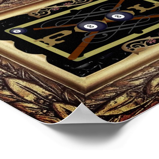 Classy Pool (Hall) Decor Poster (Hoek)