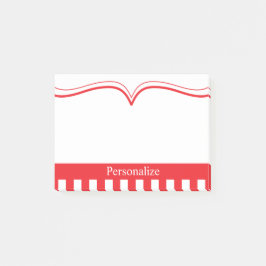 Classy Poppy Red met DIY-tekst Post-it® Notes