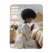 Classy Praying Mother 3" x 4" Fotomagneet Magneet (Verticaal)