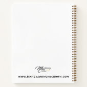 Classy Praying Mother Softcover Notitieboek (Achterkant)