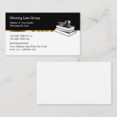 Classy Professional Attorney Law Kantoor Visitekaartje (Voorkant / Achterkant)