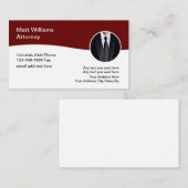 Classy Professional Custom Attorney Visitekaartjes (Voorkant / Achterkant)