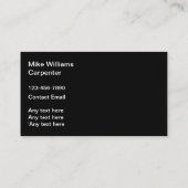 Classy Professional-draagtas Visitekaartje (Achterkant)