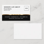 Classy Professional Glossy Attorney Visitekaartje (Voorkant / Achterkant)