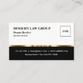 Classy Professional Glossy Attorney Visitekaartje (Voorkant)