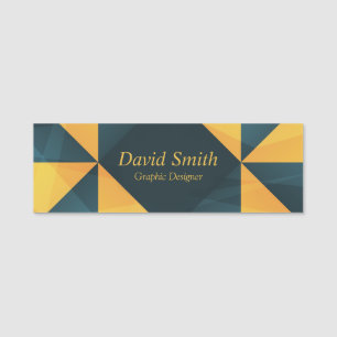 Classy Professional Graphic Designer Naamplaatje