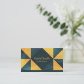 Classy Professional Graphic Designer Visitekaartje (Staand voorkant)