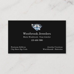 Classy Professional Jeweler Visitekaartje