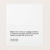 Classy Professional Mini - Hartelijk dank voor uw Visitekaartje (Binnenkant ongevouwen)