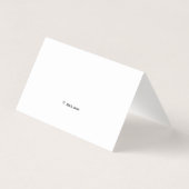 Classy Professional Mini - Hartelijk dank voor uw Visitekaartje (Achterkant)