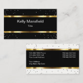 Classy Professional-ontwerp Visitekaartje (Voorkant / Achterkant)