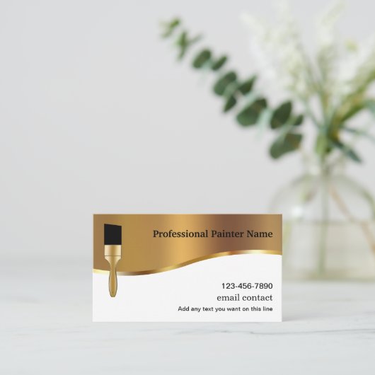 Classy Professional Painter-Visitekaartjes Visitekaartje (Staand voorkant)