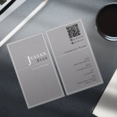 Classy Professioneel Monotone Visitekaartje