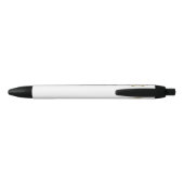 Classy Promotionele Zakelijke Logo Notaris Openbaa Zwarte Inkt Pen (Achterkant)
