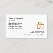 Classy Property Management-Visitekaartjes Visitekaartje (Achterkant)