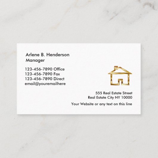 Classy Property Management-Visitekaartjes Visitekaartje (Achterkant)