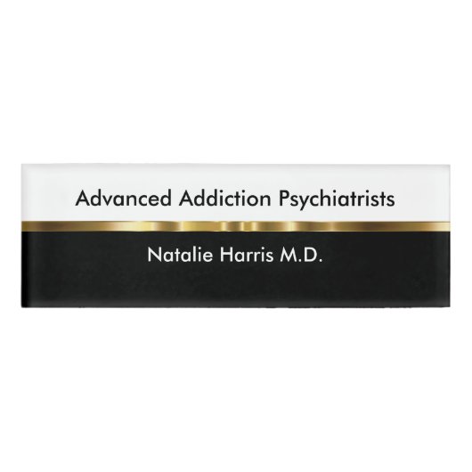 classy psychiater naambadge (Voorkant)