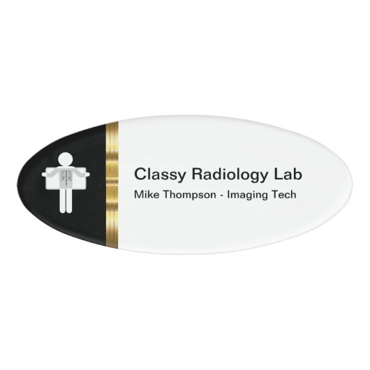 Classy Radiology Lab Naambadge (Voorkant)