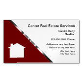Classy Real Estate Agent Magnetisch Visitekaartje (Voorkant)