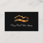 Classy Real Estate Broker Modern Visitekaartje (Voorkant)