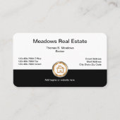 Classy Real Estate Broker Visitekaartje (Voorkant)