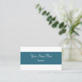 Classy Real Estate Business Cards Visitekaartje (Staand voorkant)