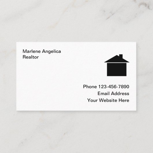  Classy Real Estate Business Cards Visitekaartje (Achterkant)